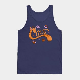 Cute Cats logo Tank Top